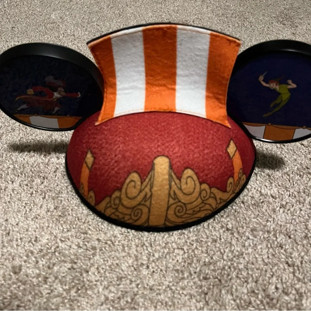 Disney Red and Orange Mickey Ears Hat